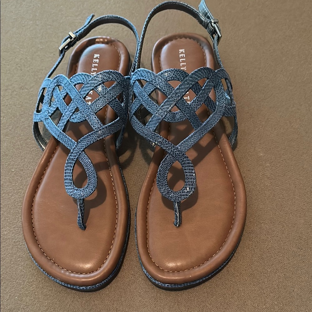 Kelly & Katie Blue Strappy Sandals